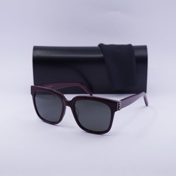 Saint Laurent SLM40 006 Sunglasses Red Square Frame, Grey Lenses - Picture 11 of 11